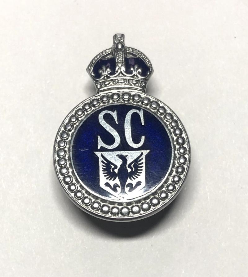 East Riding Special Constabulary WW2 lapel badge by Miller.