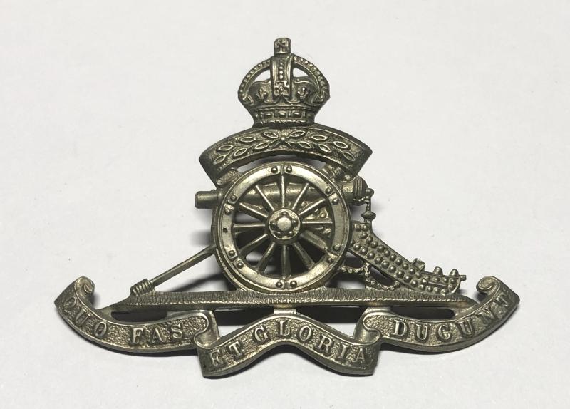 Artillery Volunteers Edwardian cap badge c. 1902-08.