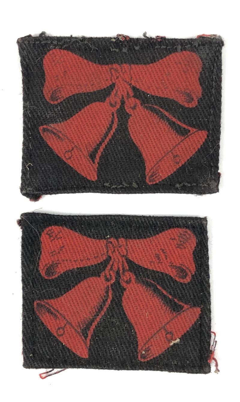 47th (London) Infantry Division WW2 pair of formation signs.