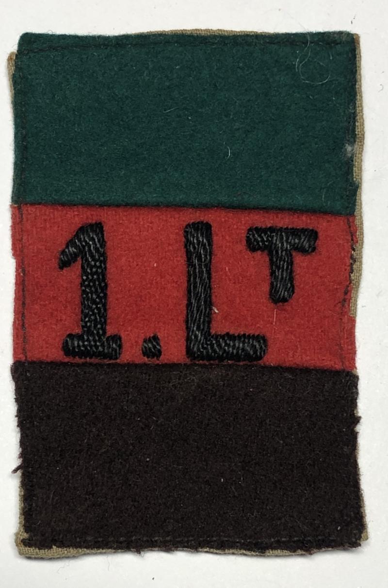 1st Light Battalion, Royal Tank Corps pagri flash.