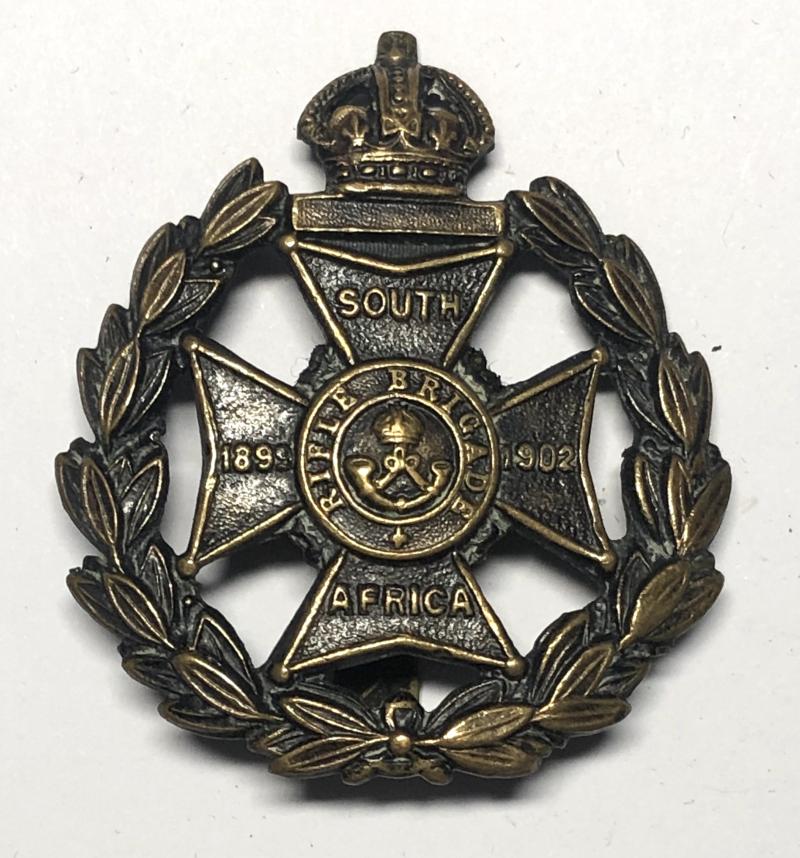 17th London (Poplar & Stepney) cap badge c. 1908-26 by Smith & Wright Ld. Bham.