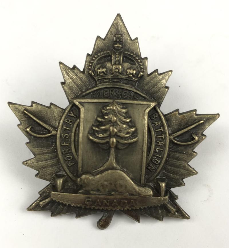 Canadian Forestry Battalion WW1 CEF cap badge.