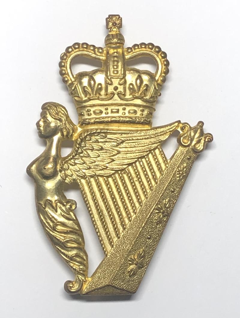 Ulster Defence Regiment Piper's Irish cabeen badge.