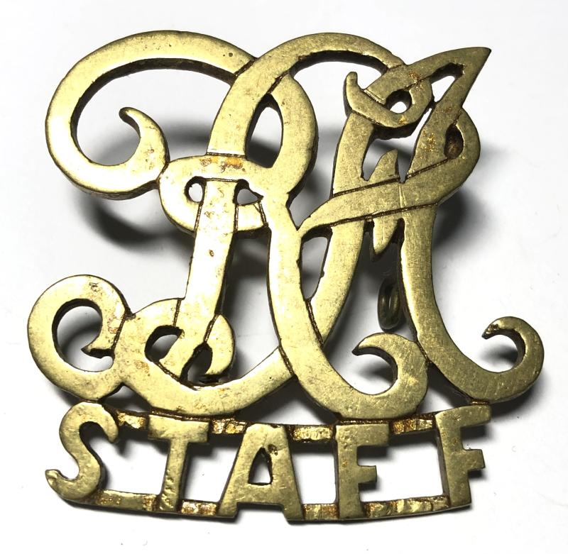 RA / STAFF Indian Royal Artillery shoulder title.