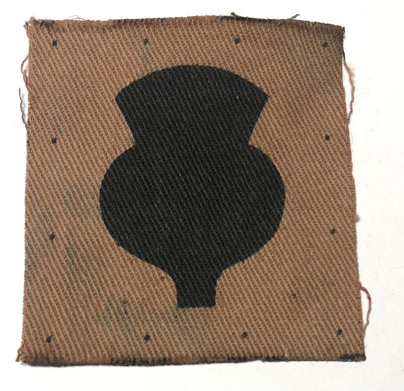 587th Light Anti-Aircraft Regiment Royal Artillery Scottish formation sign.