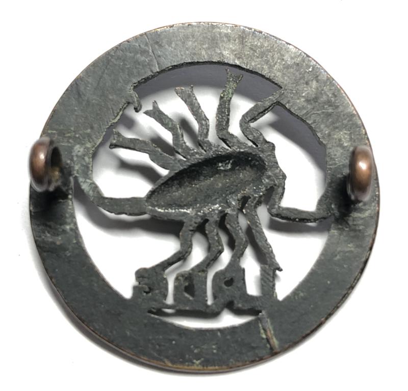 Long Range Desert Group WW2 LRDG cap badge..