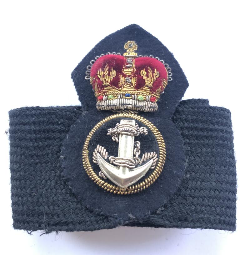 Royal Navy post 1953 Petty Officer's bullion cap badge,