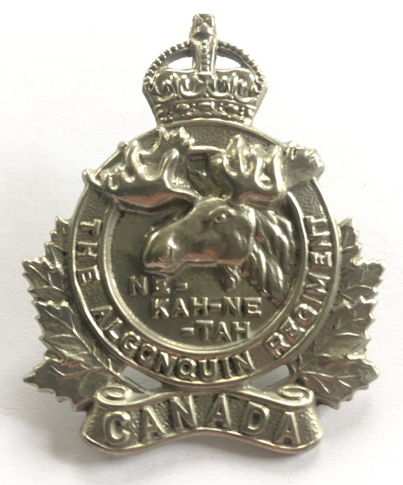 The Alconquin Regiment Canadian WW2 cap badge.
