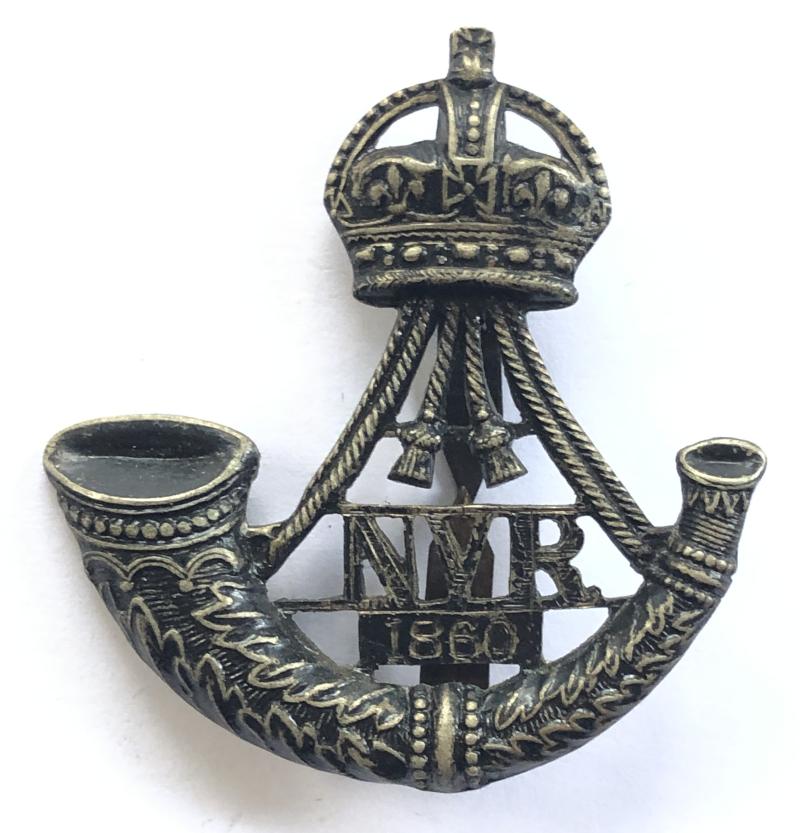 Nagpur Volunteer Rifles post 1901 Indian Army Officer’s cap badge.