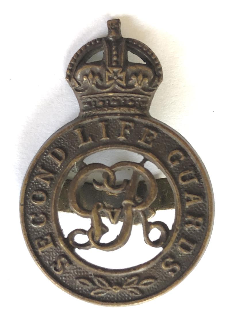 2nd Life Guards OSD cap badge c. 1914-22.