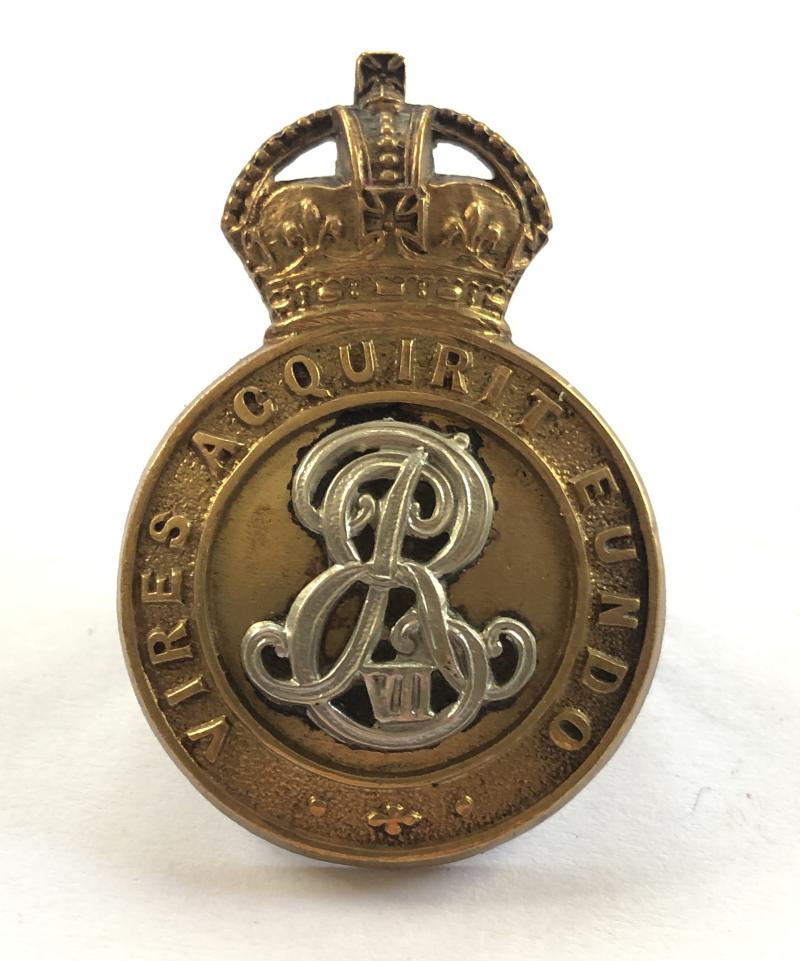 Royal Military College, Sandhurst Under Officer's cap badge c. 1901-10.