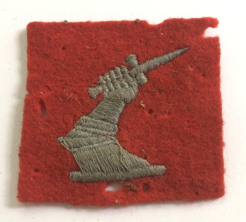 2nd Anti-Aircraft Corps WW2 cloth formation sign.
