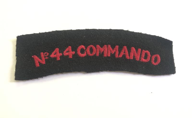 No. 44 COMMANDO WW2 cloth shoulder title.