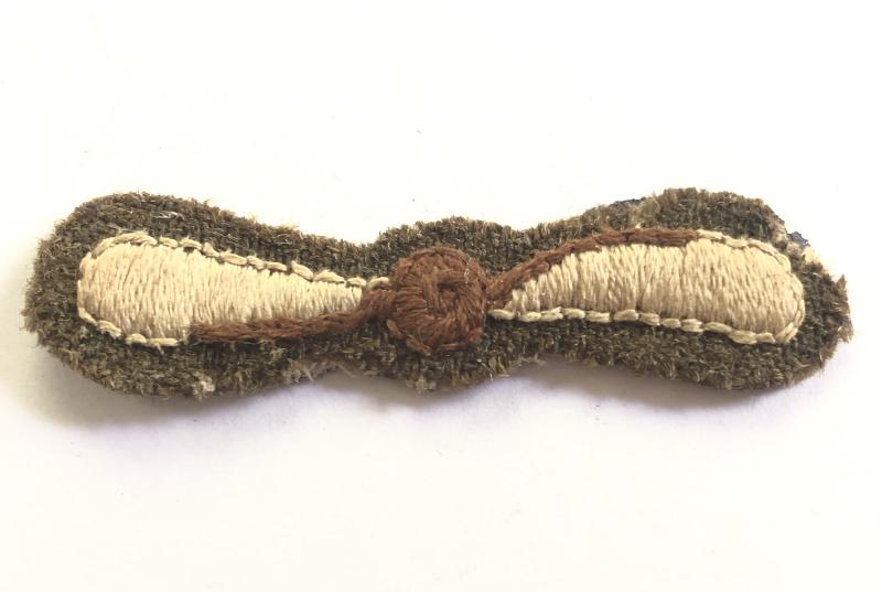 Royal Flying Corps WW1 RFC cloth Air Mechanic 1st Class rank badge.propeller.