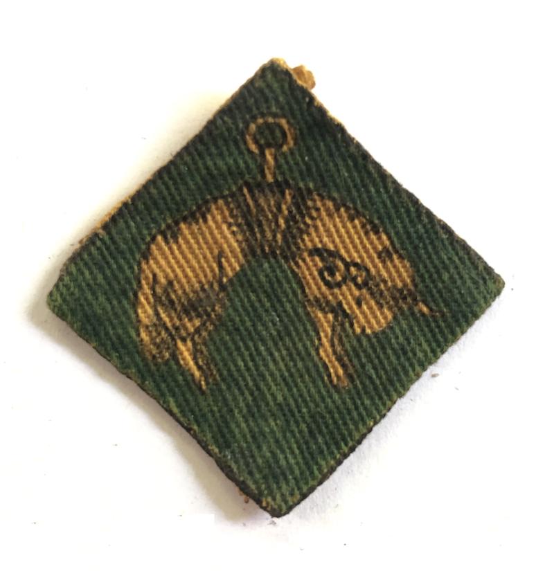 East & West Riding District WW2 printed formation sign.