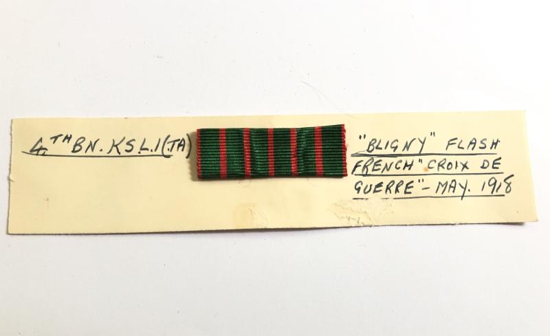 Bligny flash 4th Bn KSLi,