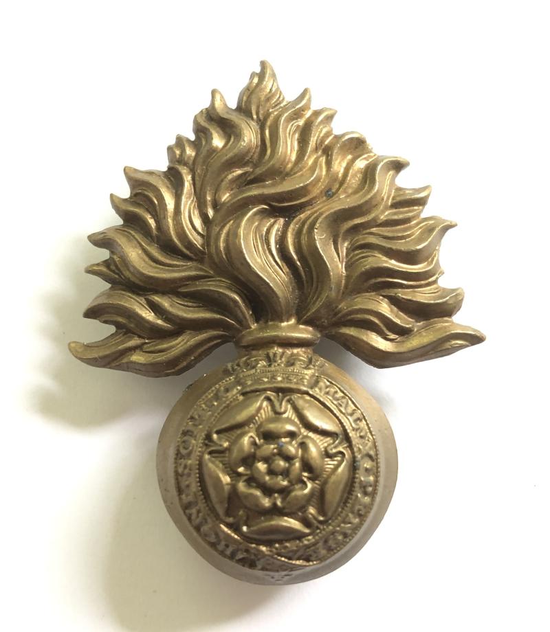 Royal Fusiliers (City of London Regiment) Victorian cap badge c. 1896-1901.
