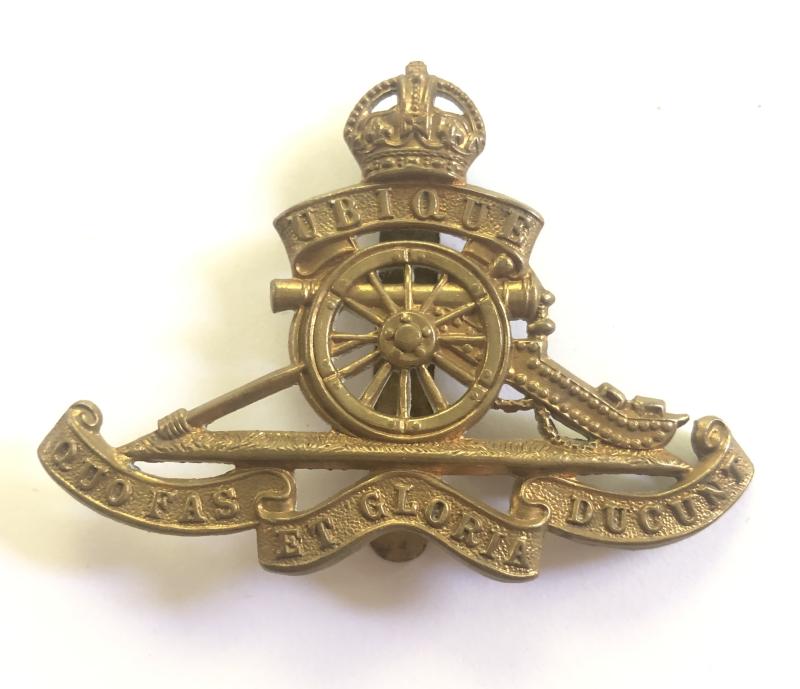 Royal Artillery WW1 cap badge.