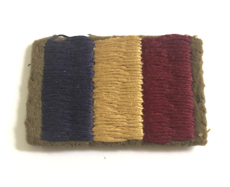 596 Light Anti Aircraft Regiment Royal Artillery cloth formation sign.