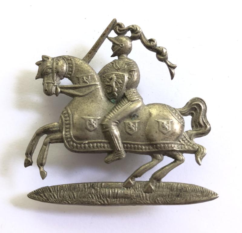 Fife and Forfar Yeomanry WW1 Scottish cap badge.