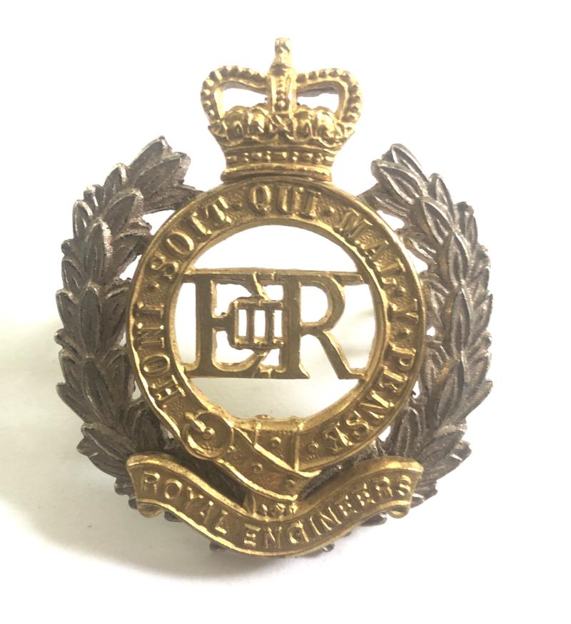 Royal Engineers Sapper Officer's cap badge c. 1953-2022.