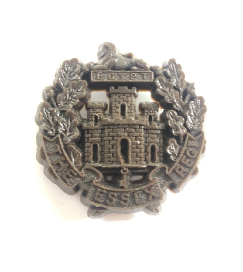 Essex Regiment WW2 plastic economy cap badge by A. Stanley & Sons, Walsall