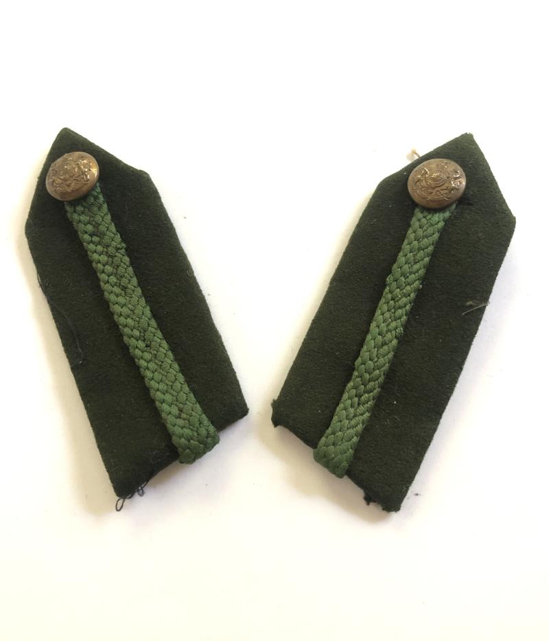 Army Dental Corps WW2 ADC Staff Officer pair of gorget patches.