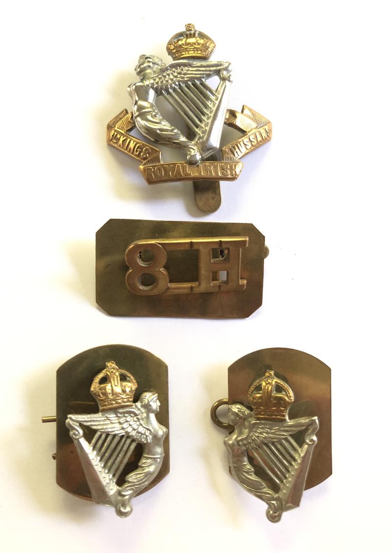 8th Kings Royal Irish Hussars WW2 soldier's insignia.