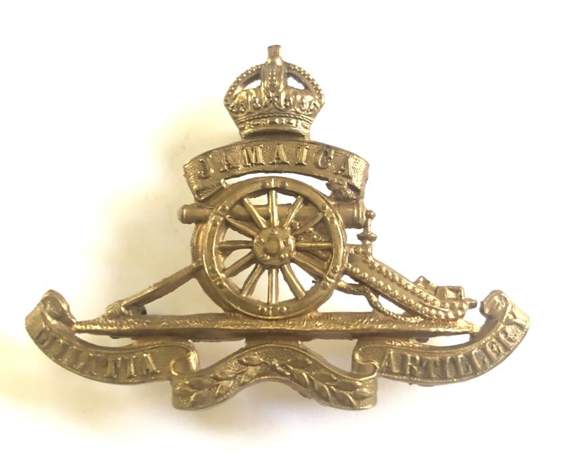 Jamaica Militia Artillery West Indies cap badge.