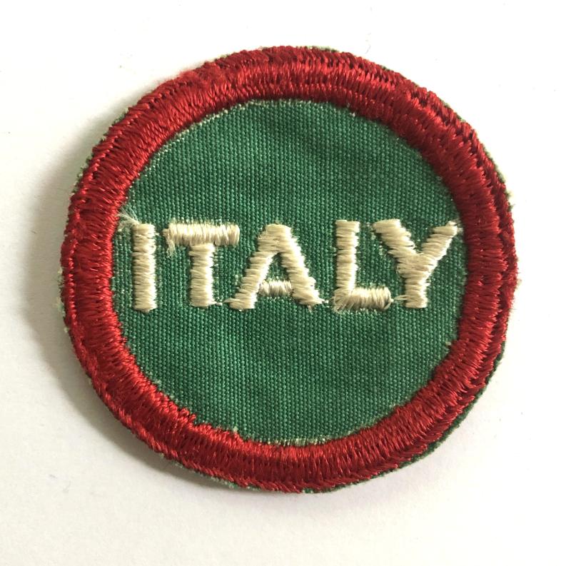 WW2 Italian ex POW's serving with US forces cap badge
