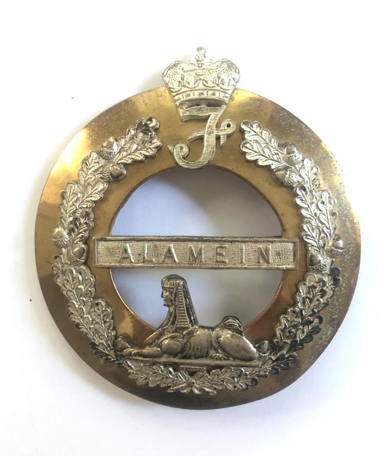 Queens Own Highlanders Plaid Brooch. c. 1961-94.