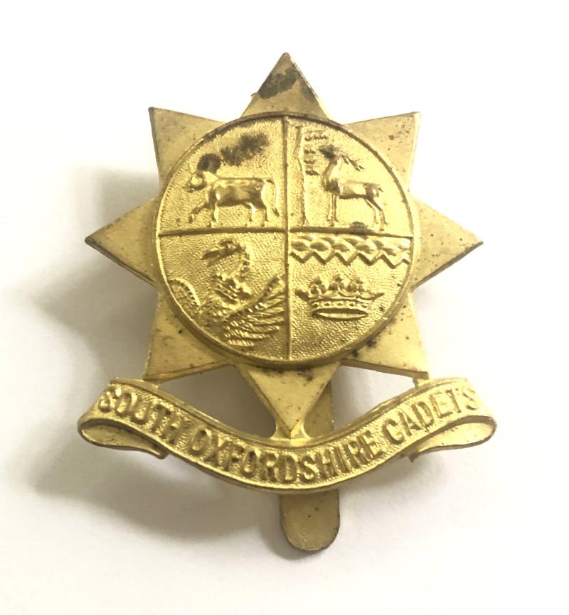 South Oxfordshire Cadets cap badge by J.R .Gaunt, London.