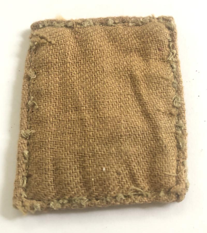 17th Indian Division WW2 cloth formation sign c. 1943-45.