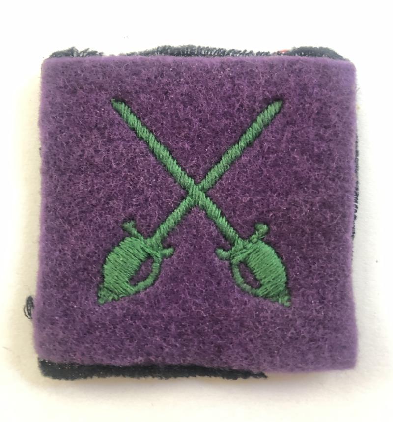 WW2 51st Highland Division Battle School Instructor's formation sign.
