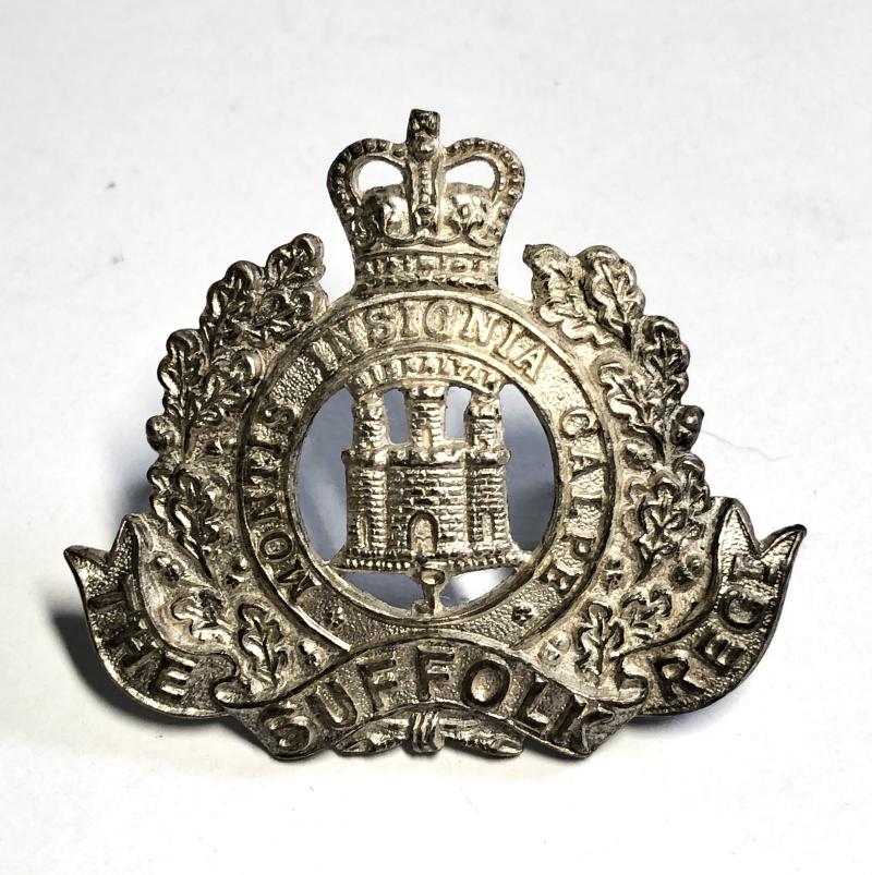 Suffolk Regiment Officer's cap badge c. 1953-59.