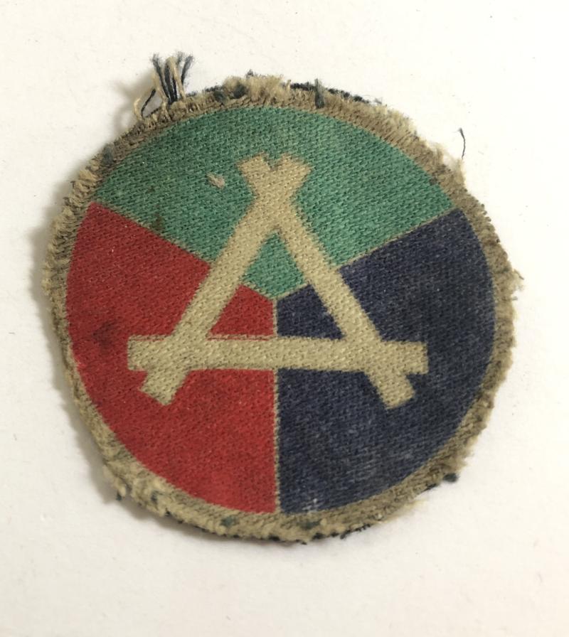 Airfield Construction Groups – Royal Engineers & Pioneer Corps  WW2 printed formation sign.