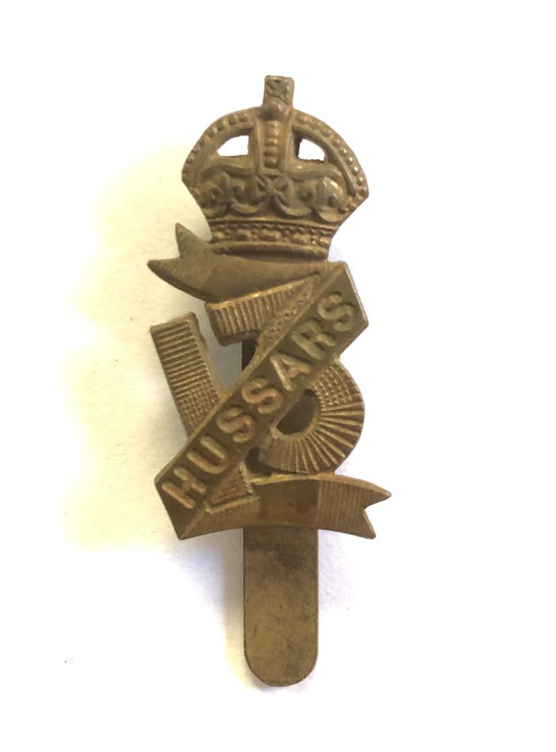 13th Hussars Field Service cap badge c.1901-22.