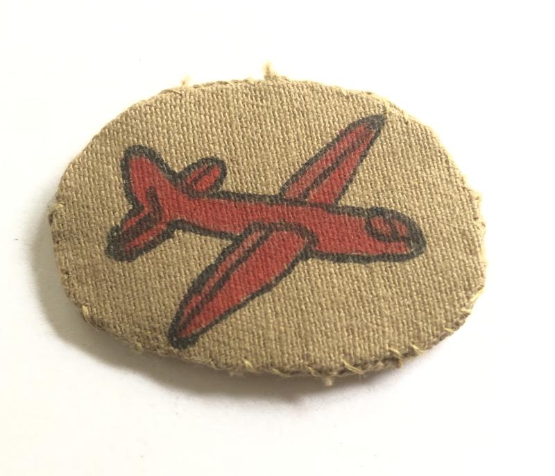 WW2 44th Indian Airborne Division air landing troops formation sign / sleeve badge.
