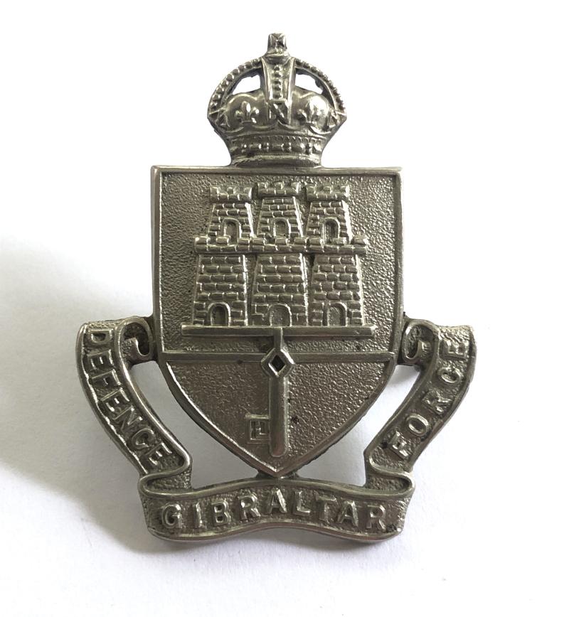 Gibraltar Defence Force WW2 cap badge