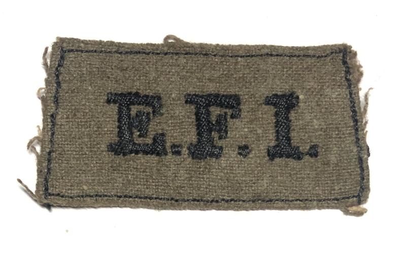 Expeditonary Force Institutes WW2 slip-on shoulder title.